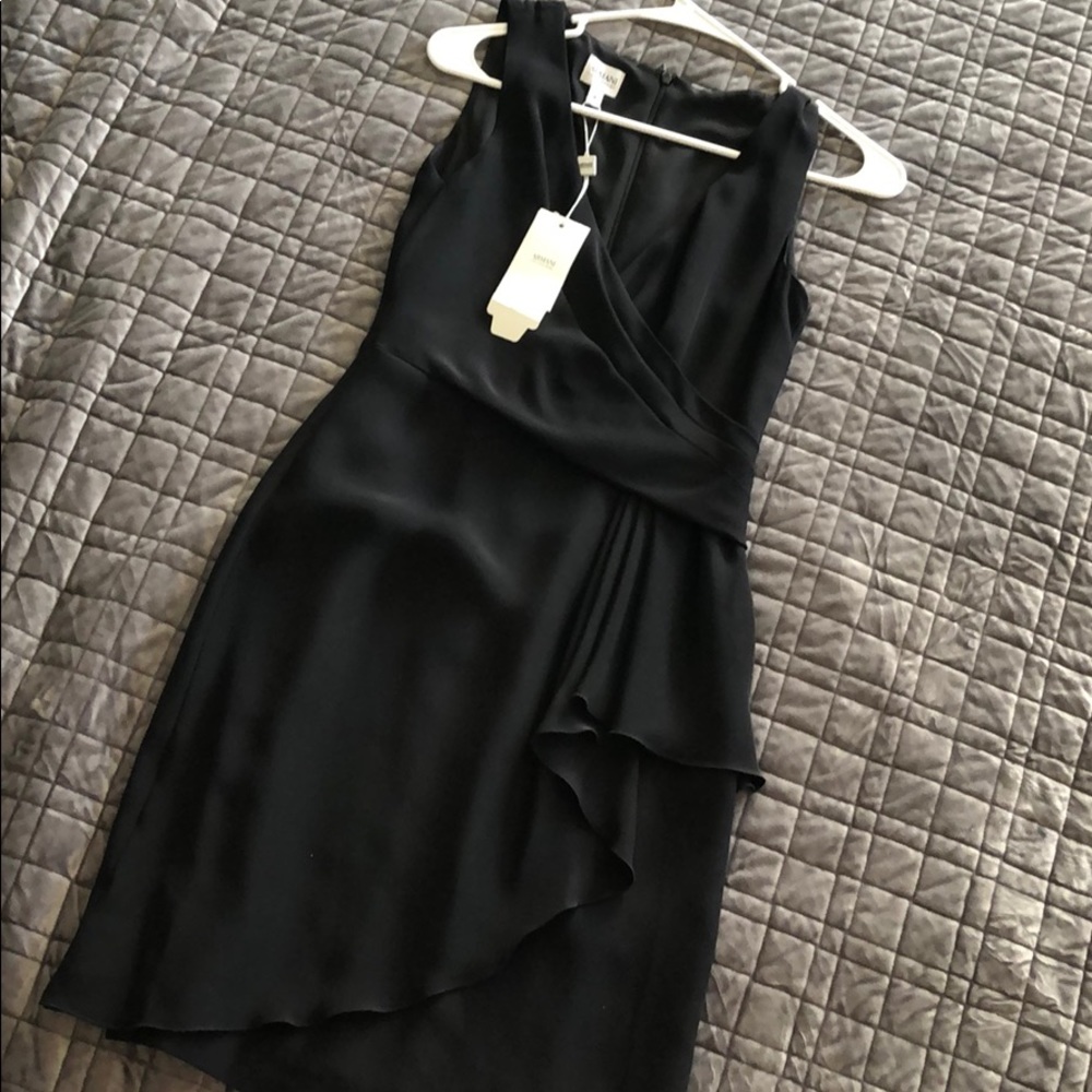 Armani black midi dress